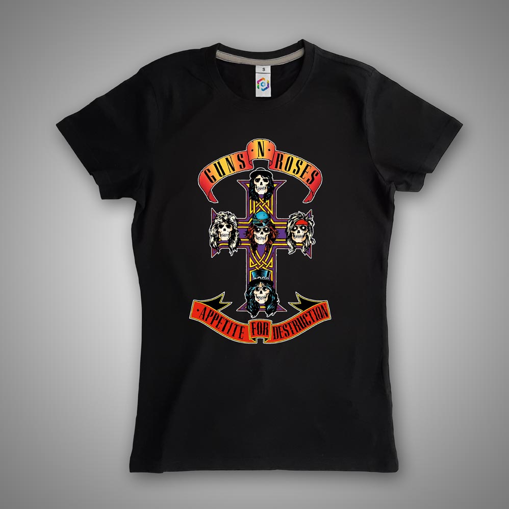 Guns & Roses zenska majica sa stampom