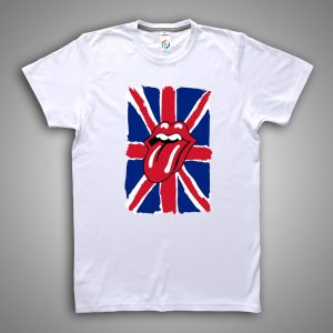 Rolling Stones bela muska majica